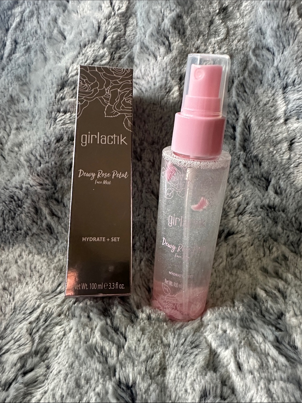NIB - Girlactik Dewy Rose Petal Face Mist